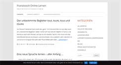 Desktop Screenshot of franzoesisch-online.com